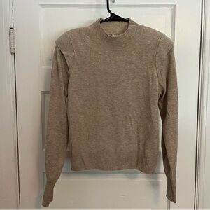 Joie 100% Cashmere Sweater with Shoulder Pads